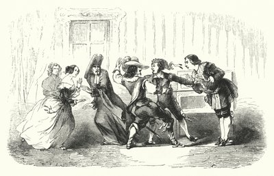Illustration für Der Barbier von Sevilla von Rossini von English School