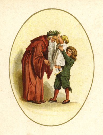 Illustration für Das Kommen des Weihnachtsmanns von English School