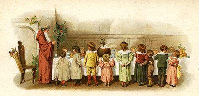 Illustration für The Coming Of Father Christmas von English School