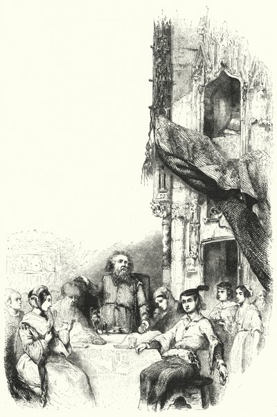 Illustration für die Oper La Juive von Fromental Halevy von English School