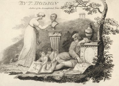 Illustration aus einem Buch von Thomas Hodson, Autor des 