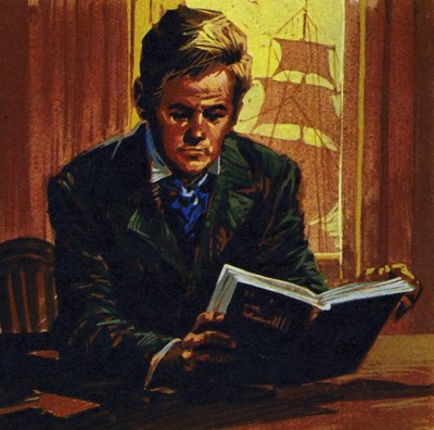 In England begann Conrad, Englisch zu lernen, indem er Shakespeare las von English School