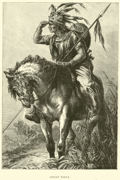Indianischer Späher von English School