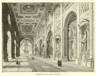 Innenraum von St. Johann im Lateran von English School