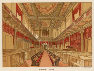 Innenansicht der Whitehall Chapel von English School