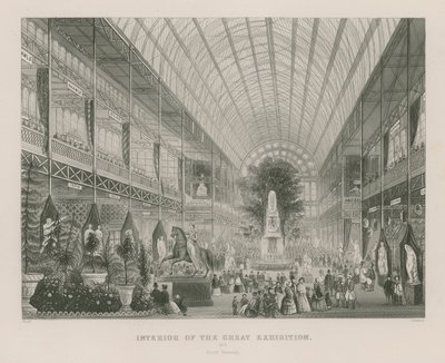 Innenansicht der Großen Ausstellung, 1851, Südtransept von English School