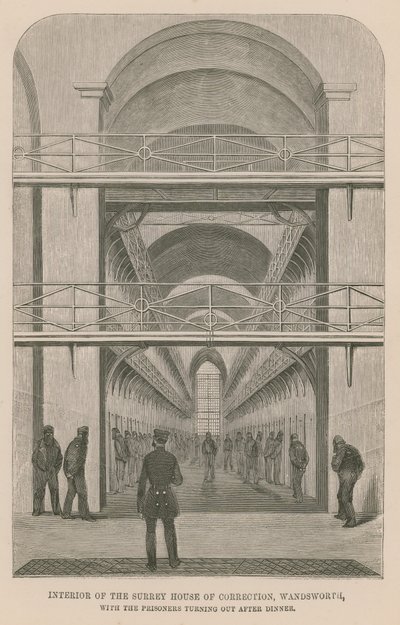 Innenansicht des Surrey House of Correction von English School