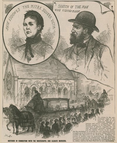 Jack the Ripper: Skizzen im Zusammenhang mit den Whitechapel- und Aldgate-Morden von English School