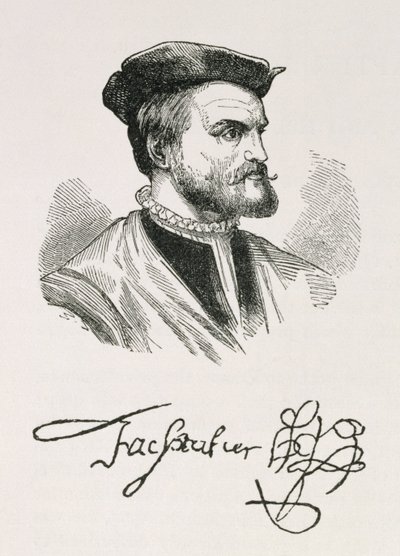 Jacques Cartier (1491-1557) Illustration aus Band IV von 