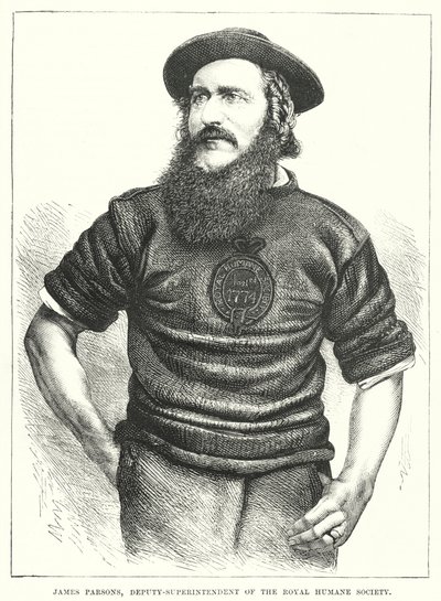 James Parsons, stellvertretender Superintendent der Royal Humane Society von English School
