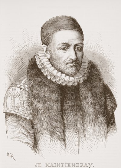 Je Maintiendray, Illustration aus The History of Protestantism von James Aitken Wylie, veröffentlicht 1878 von English School