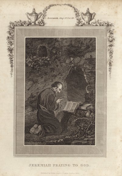 Jeremia betet zu Gott von English School