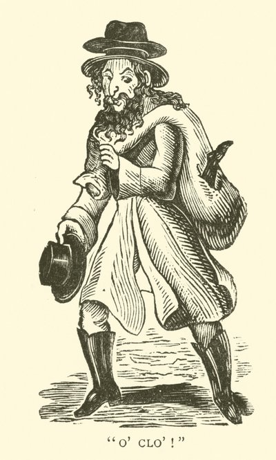 Jüdischer Altkleiderverkäufer von English School