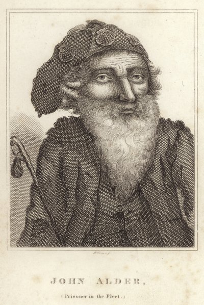 John Alder, Gefangener in der Fleet von English School