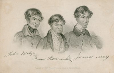 John Bishop, Thomas Head (alias Williams), James May von English School