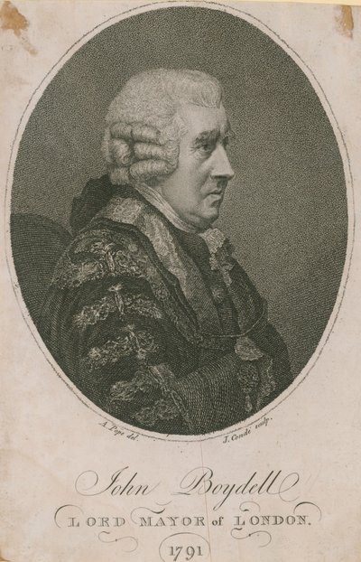 John Boydell, Lord Mayor von London 1785 von English School