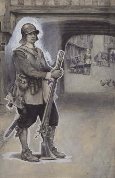 John Bunyan als Soldat von English School