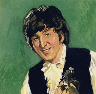 John Lennon von den Beatles von English School