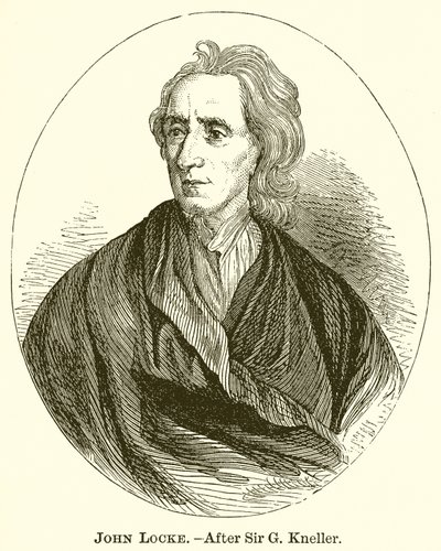 John Locke - Nach Sir G. Kneller von English School