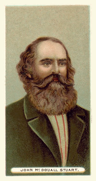 John McDouall Stuart (Chromolithografie) von English School