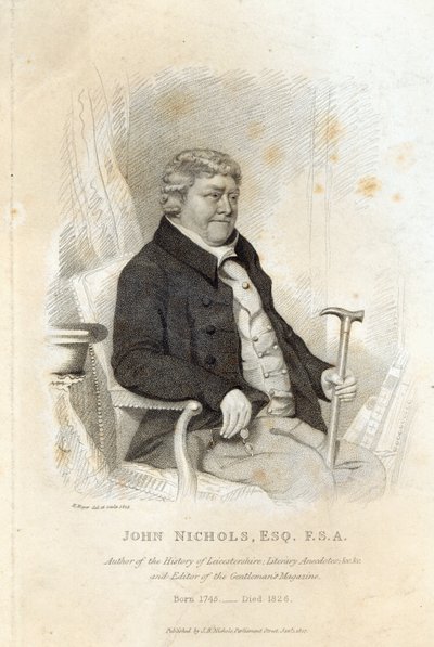 John Nichols, graviert von H. Meyer, 1825 von English School