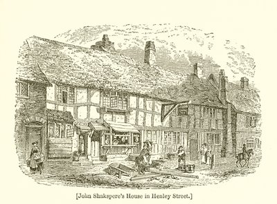 John Shakespeares Haus in der Henley Street von English School