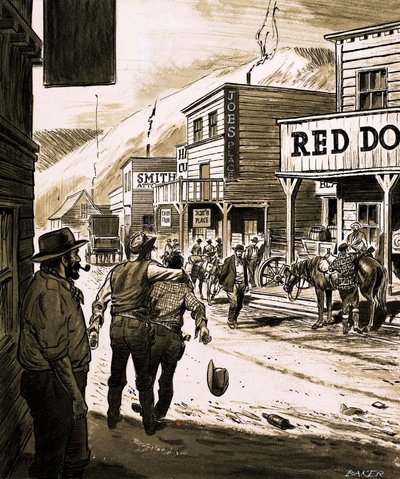 John Sutter entdeckte 1847 Gold im Sacramento-Tal und löste den großen Goldrausch in Kalifornien aus von English School
