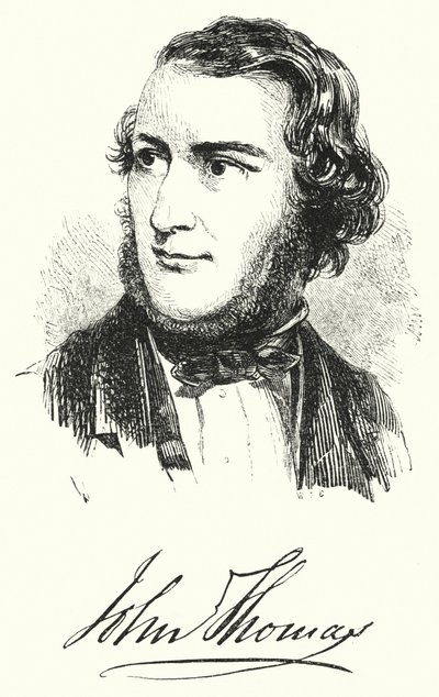John Thomas, der bekannte Bildhauer und Modellierer (Gravur) von English School