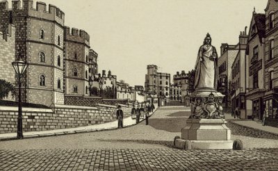 Jubiläumsdenkmal (Lithografie) von English School