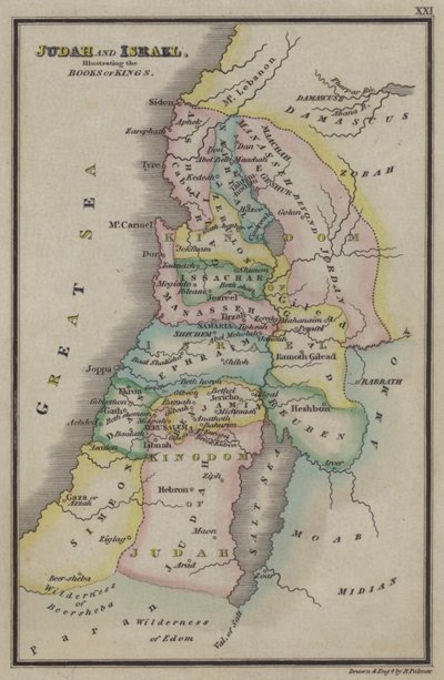 Juda und Israel, Darstellung der Bücher der Könige von English School
