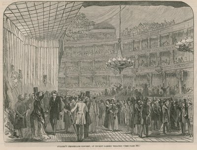 Julliens Promenadenkonzert im Covent Garden Theatre von English School