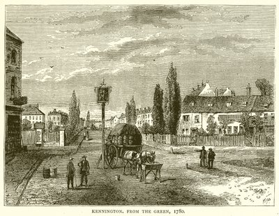 Kennington, vom Grünen, 1780 von English School