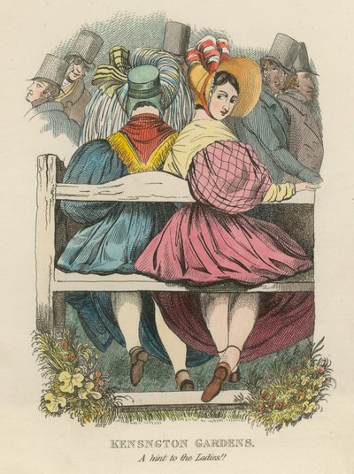 Kensington Gardens, London: Ein Hinweis für die Damen von English School