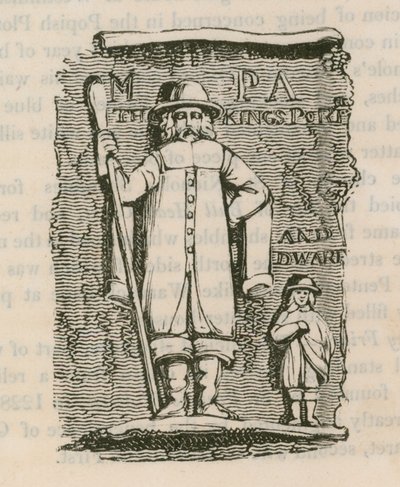 König Karl I. Pförtner & Zwerg von English School
