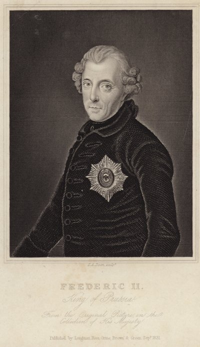 König Friedrich II. von Preußen von English School