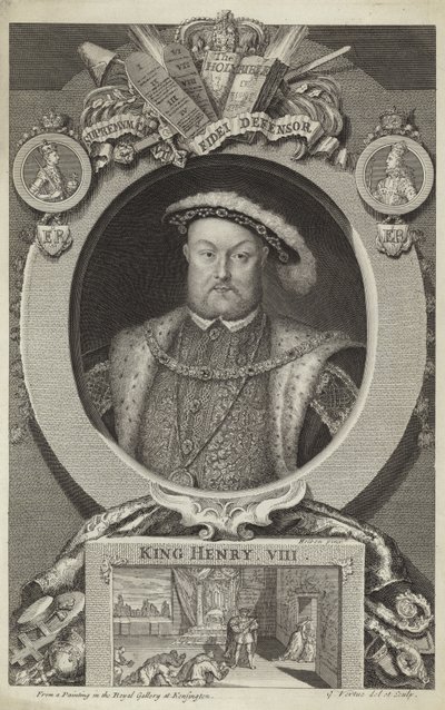 König Heinrich VIII. von England von English School