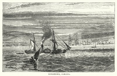 Kingstown, Jamaika (Gravur) von English School