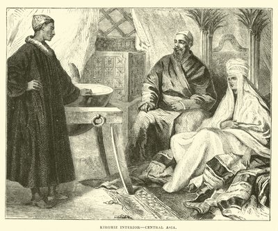 Kirgisisches Interieur, Zentralasien von English School