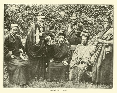 Lamas von Tibet von English School