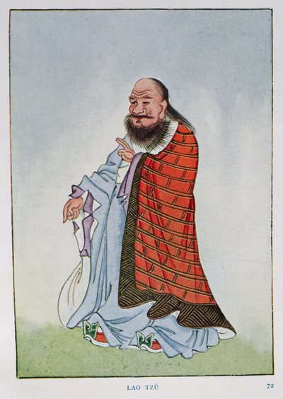 Lao-Tzu, Illustration aus 