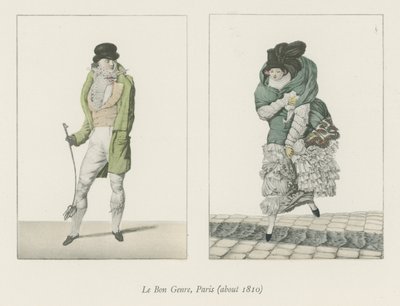 Le Bon Genre, Paris (ca. 1810) von English School