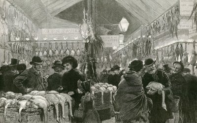 Leadenhall Market zur Weihnachtszeit von English School