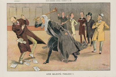 Majestätsbeleidigung - Tableau I von English School