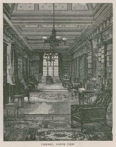 Bibliothek, Nordansicht, Holland House von English School