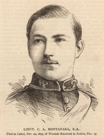 Leutnant C A Montanara, RA (Stich) von English School