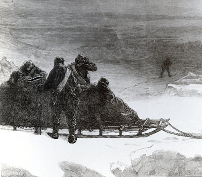 Leutnant Parr macht sich auf den Weg, um der nördlichen Schlittenpartei Hilfe zu bringen, veröffentlicht in 