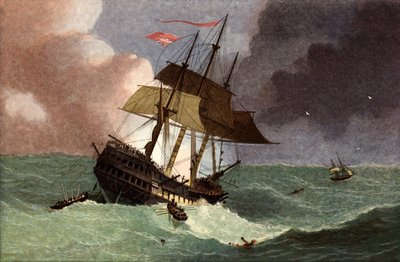 Verlust der Kent East Indiaman von English School