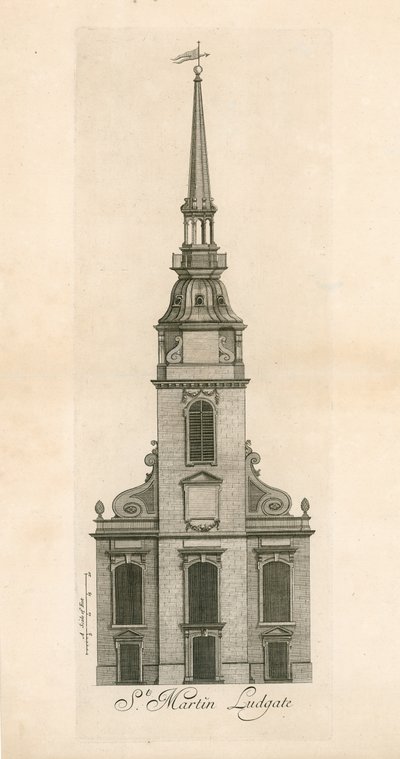 Ludgate Hill, St. Martin Ludgate von English School