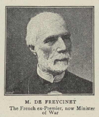 M. de Freycinet (Stich) von English School