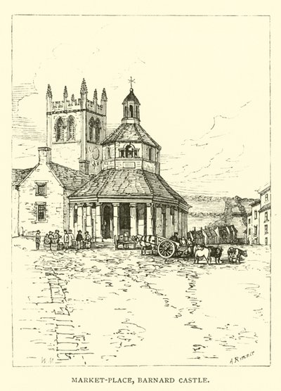 Marktplatz, Barnard Castle von English School